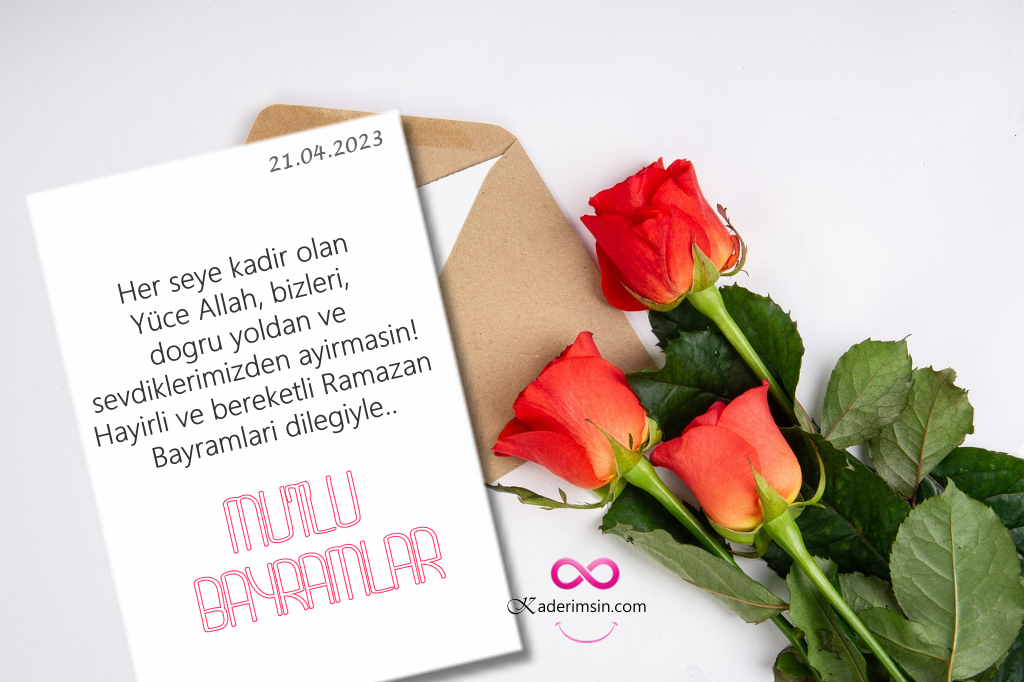 Ramazan Bayrami seker bayraminiz kutlu olsun Altın yaldız detaylı modern Ramazan Bayramı kutlama kartı