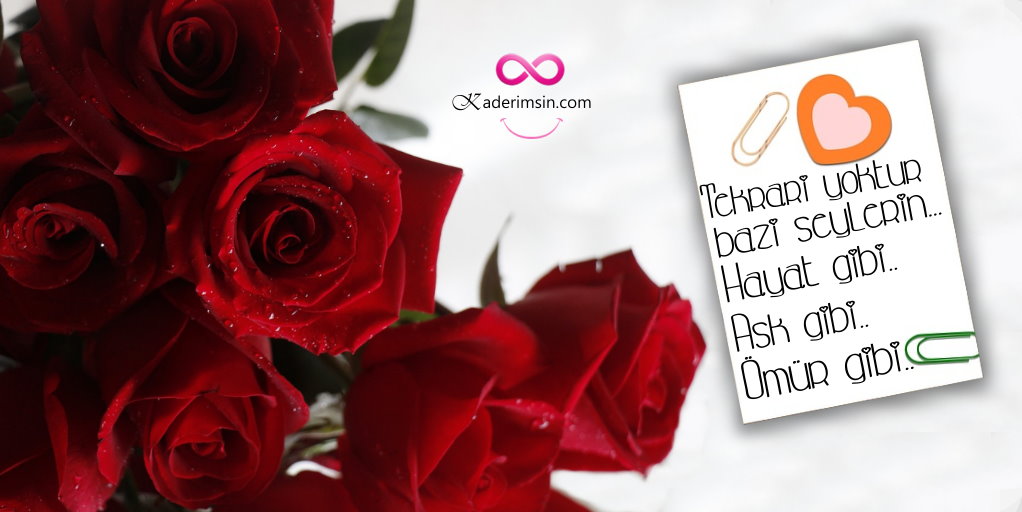 Tekrari yoktur bazi seylerin.Hayat gibi..Ask gibi..Ömür gibi.. Tekrari yoktur bazi seylerin.Hayat gibi..