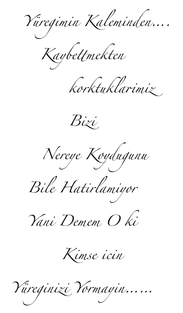 Yüreginizi Yormayin Yüreginizi Yormayin